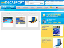 Tablet Screenshot of decasport.com